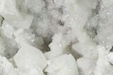 Keokuk Quartz Geode with Calcite Crystals - Iowa #144746-2